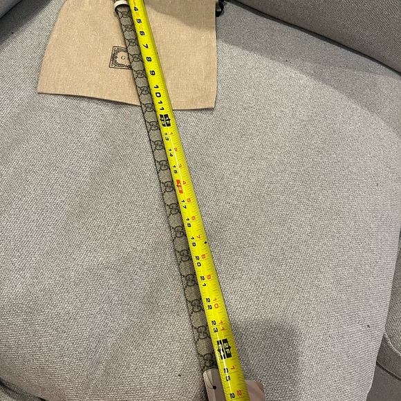 NEW Gucci GG Marmont Supreme GG Logo Thin Belt - Picture 8 of 12
